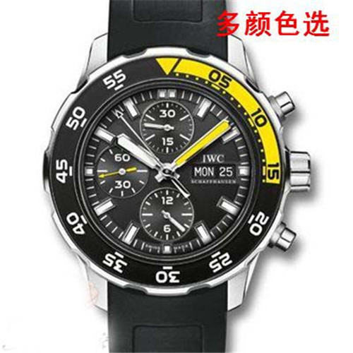 IWC萬國海洋時計系列IW376709 AQUATIMER CHRONOGRAPH計時碼表橡膠帶男士機械手表-万国 IWC