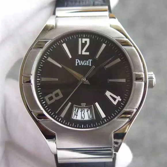 超A高仿伯爵機械手錶，POLO系列G0A31139,改原裝Cal.800P機械機芯,帶有精密調節的脈沖裝置的平面式，原裝扣背透皮表機械表,NOOB最高精品-伯爵 Piaget