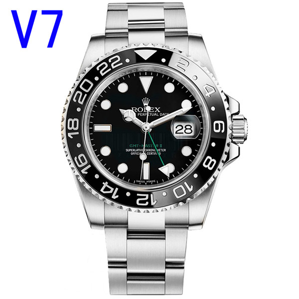 NOOB廠官网 v7版 1比1 勞力士格林尼治型II系列，rolex 116710LN-78200腕表 勞力士GMT四針黑圈，瑞士機械機心，货到付款-勞力士Rolex