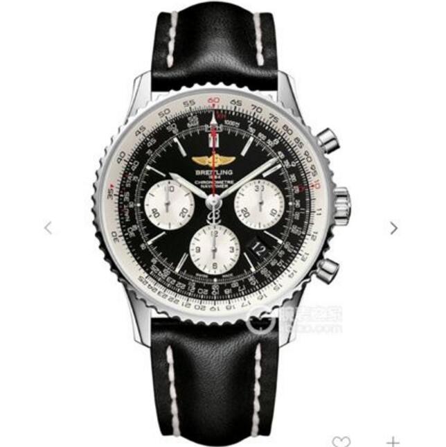 百年灵 Breitling手表 高仿 航空计时系列NAVITIMER 01航空计时 AB012012 7750计时自动机械 黑色表盘，JF厂完美版-百年靈Breilting