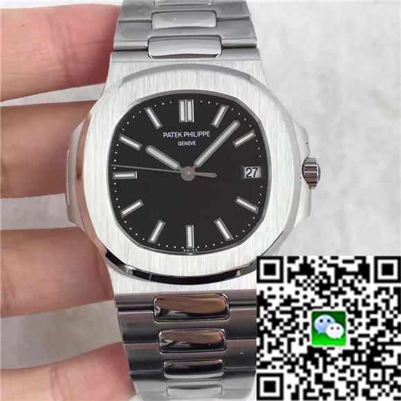 MK廠百達翡麗5711鸚鵡鏍V4版,高仿一比一Patek Philippe 5711 Nautilus 運動表，Cal.324機心，黑面男表。-百達翡麗Patek Philippe