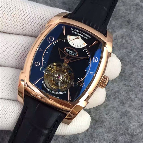 高仿帕瑪強尼洒桶形机械表，一比一 TOURBILLON系列 PF011254.01腕表，超A打磨做工，玫瑰金表不掉色，瑞士真陀飛輪机械，顶级复刻表玩物！-帕瑪強尼PARMIGIANI