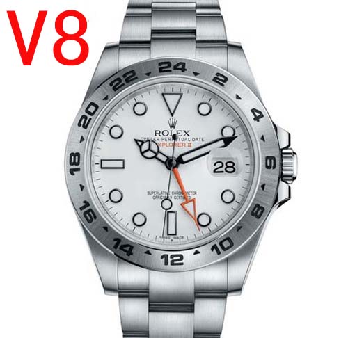 N廠勞力士探險家V7版，亂真！一比一Rolex Explorer216570白色表盤，超級夜光，複刻3187機心，調時間和裝針顺序跟正品一樣，noob廠最強版-勞力士Rolex