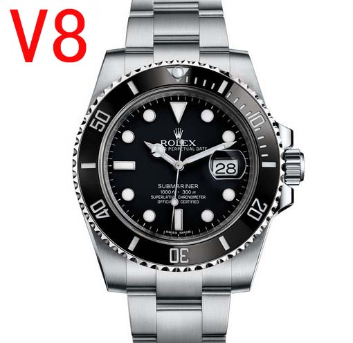 N廠亂真神器，超3A頂級一比一勞力士ROLEX-潛航者型116610LV 黑水鬼V7S升级V8,3135/2836機械表,Noob官網,最真的仿錶廠-勞力士Rolex